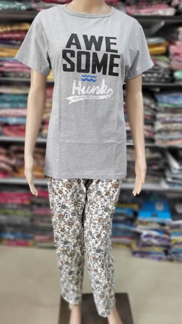 Premium Cotton Night Suit | NS202